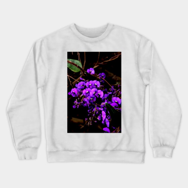 Hardenbergia Violacea - False Sarsaparilla Crewneck Sweatshirt by GP1746